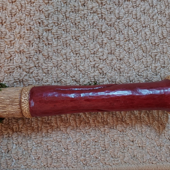 KURT S ADLER RESIN OLD WORLD STYLE SANTA CLAUS 8.5" CANDLESTICK HOLDER - Picture 10 of 10